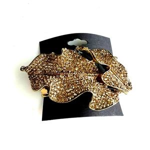 Natasha lead free women’s hair pony tail rhinestone elastic